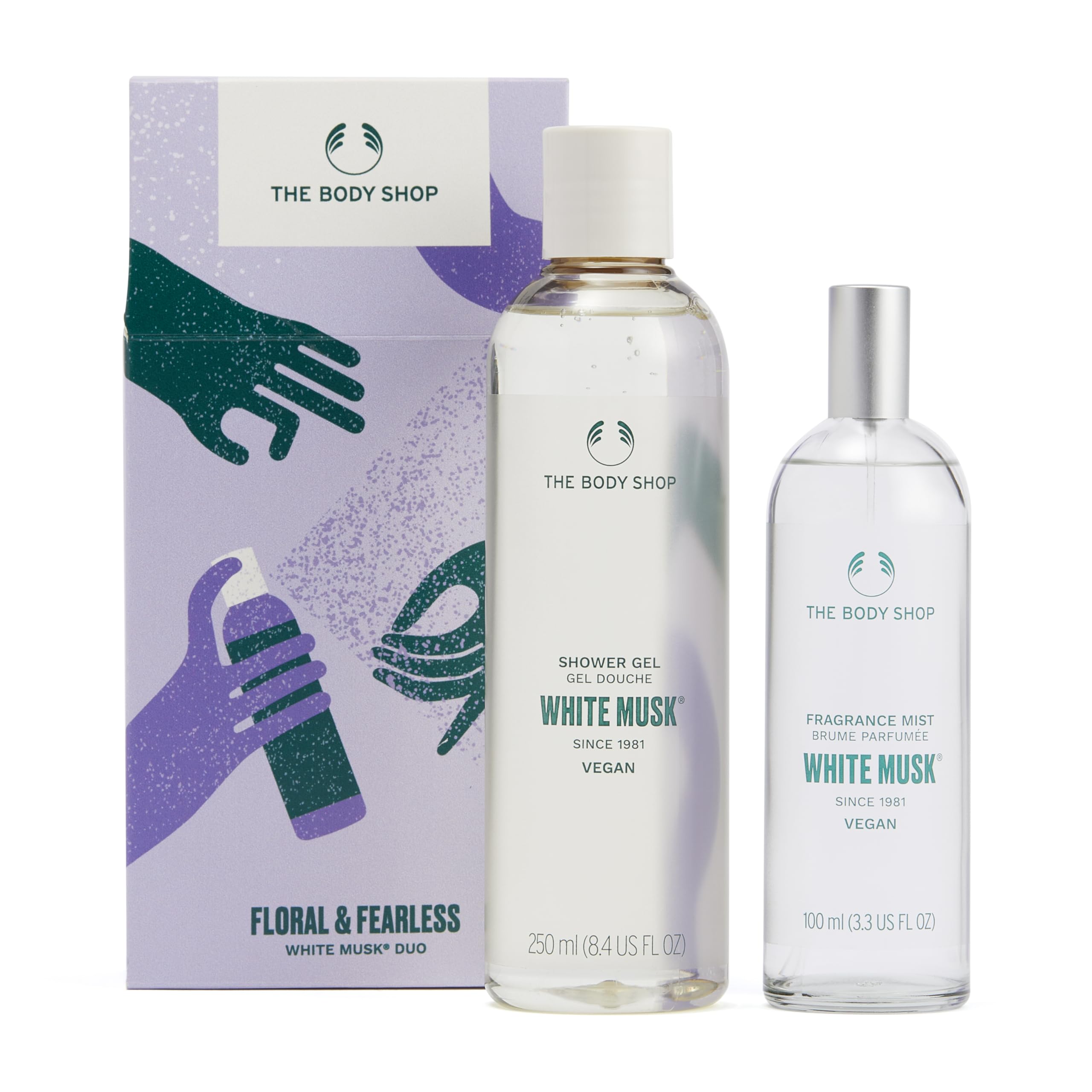 Amazon.com: The Body Shop White Musk Gift Set, Shower Gel and Body